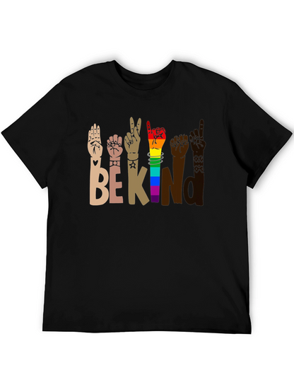 Be Kind Sign Language Graphic T-Shirt