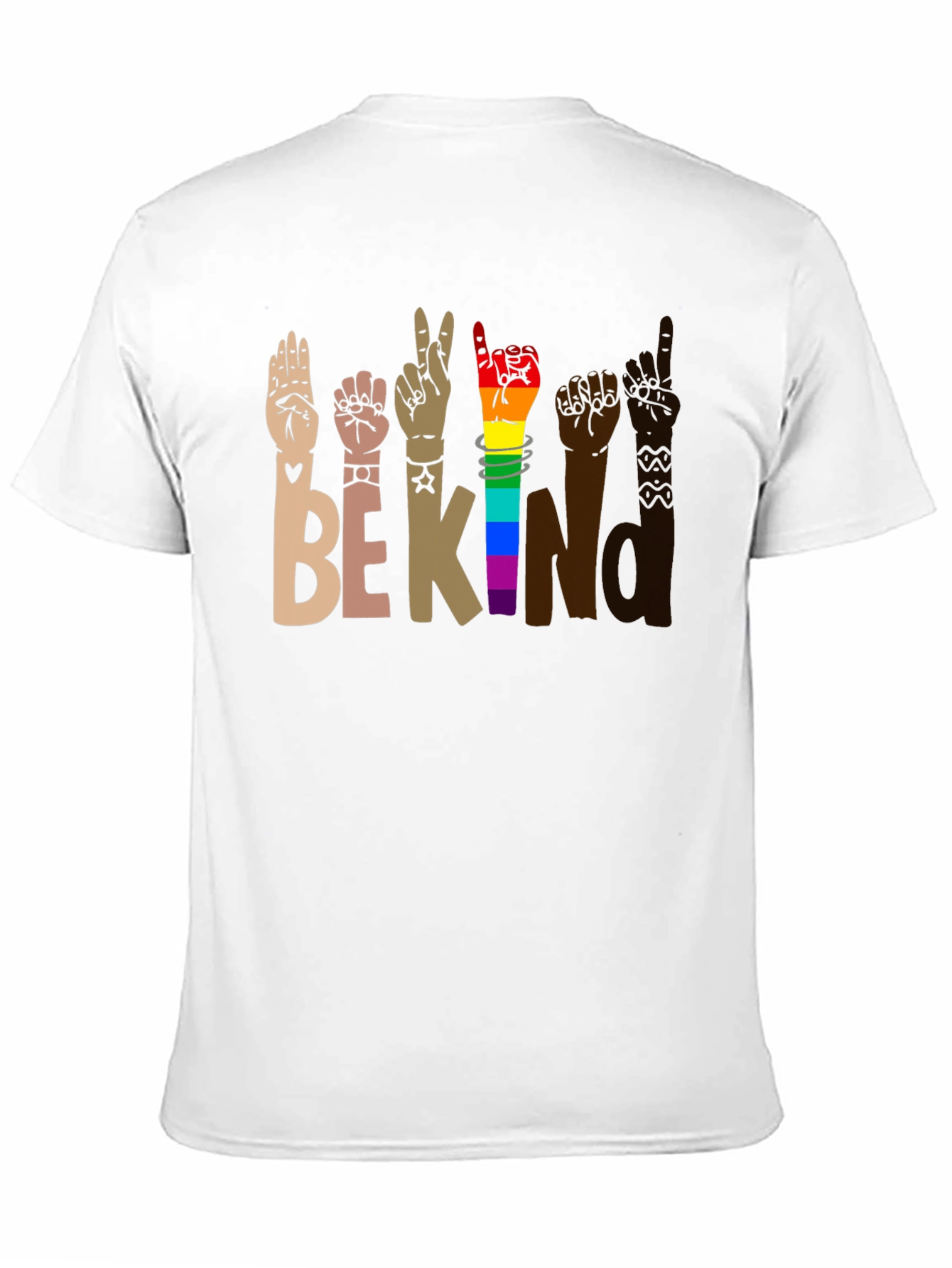Be Kind Sign Language Graphic T-Shirt