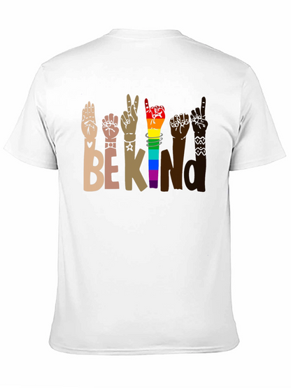 Be Kind Sign Language Graphic T-Shirt