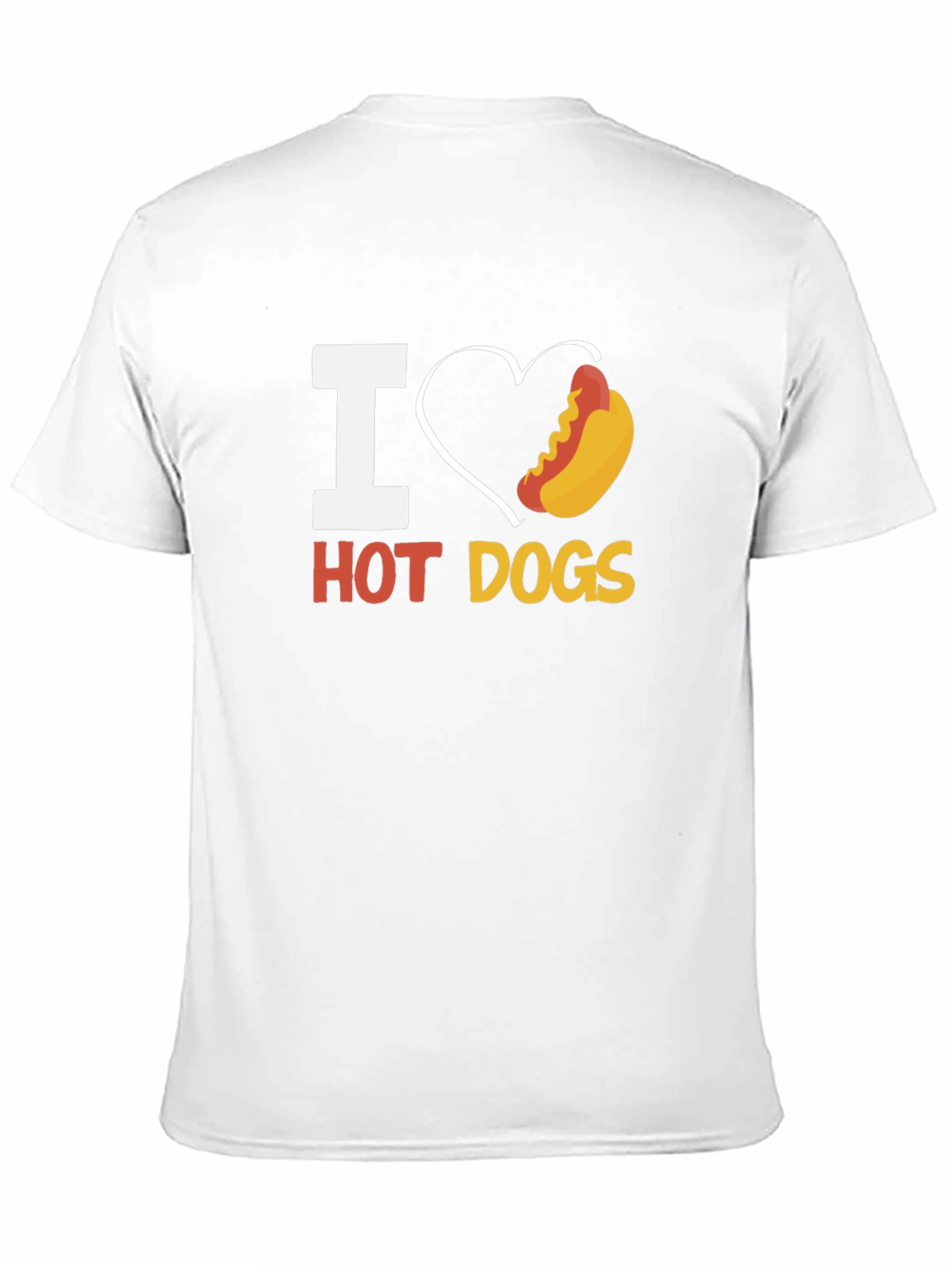 I Heart Hot Dogs T-Shirt - Fun Graphic Tee