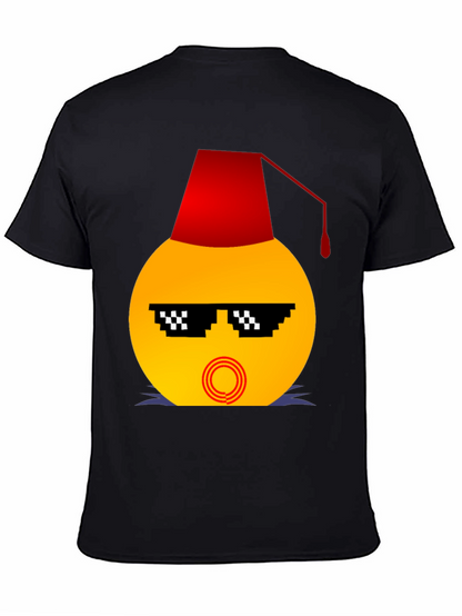 Emoji Wearing a Fez Funny T-Shirt