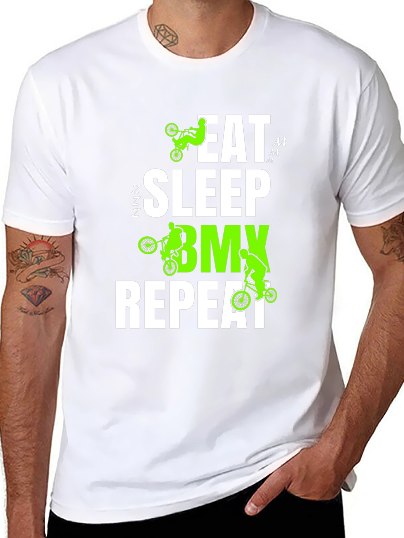 Eat Sleep BMX Repeat T-Shirt