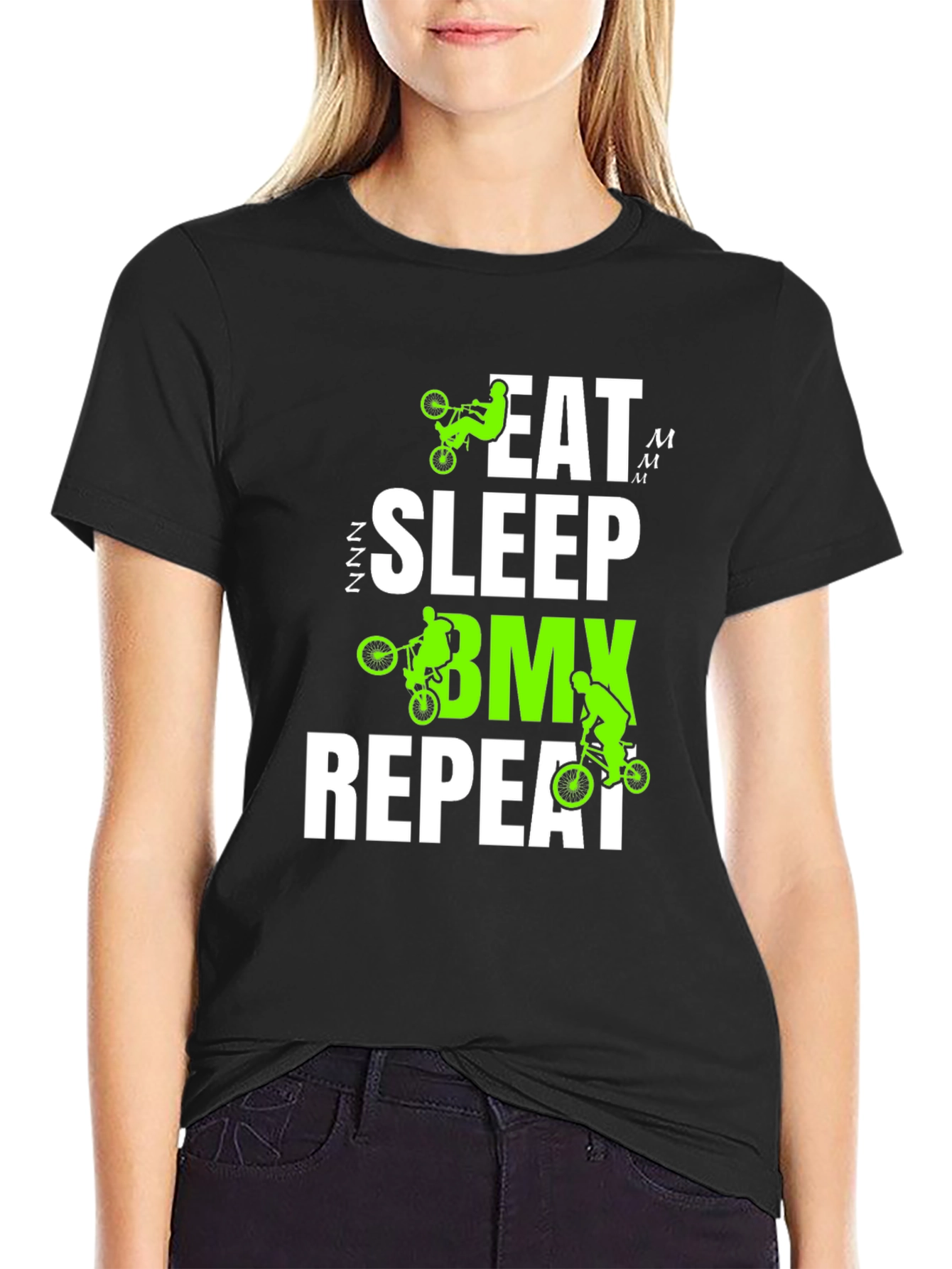 Eat Sleep BMX Repeat T-Shirt