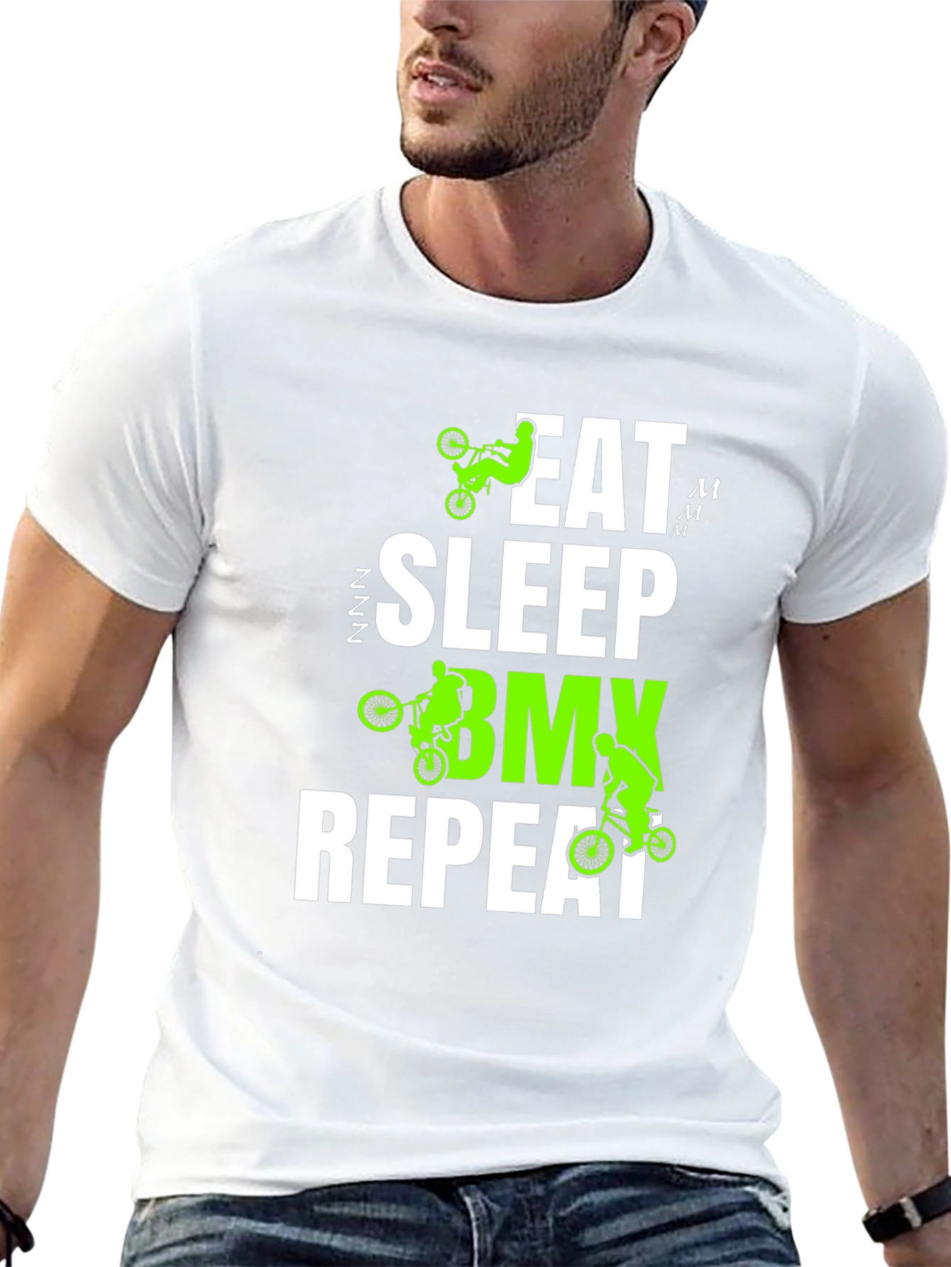 Eat Sleep BMX Repeat T-Shirt