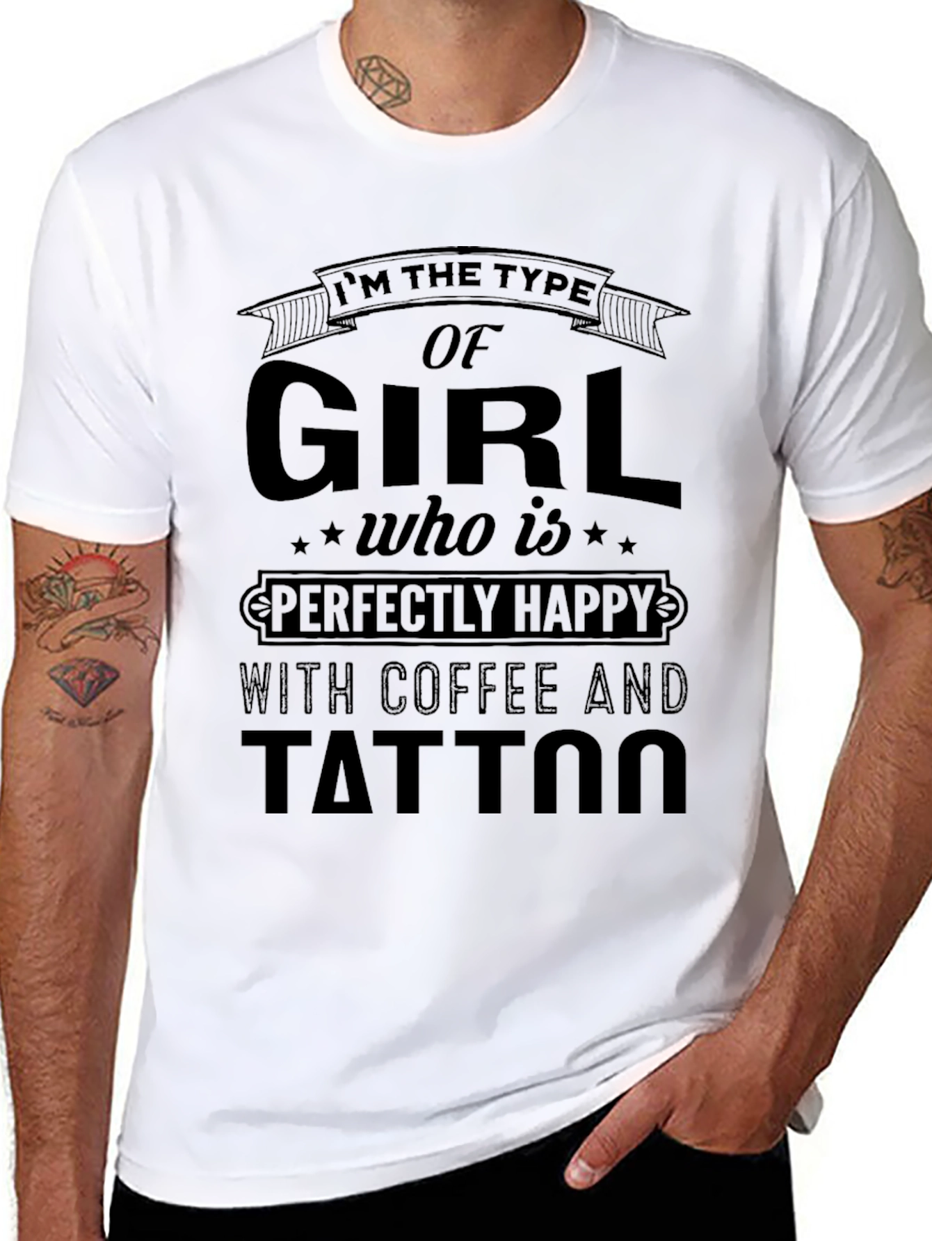 Coffee and Tattoo Lover T-Shirt