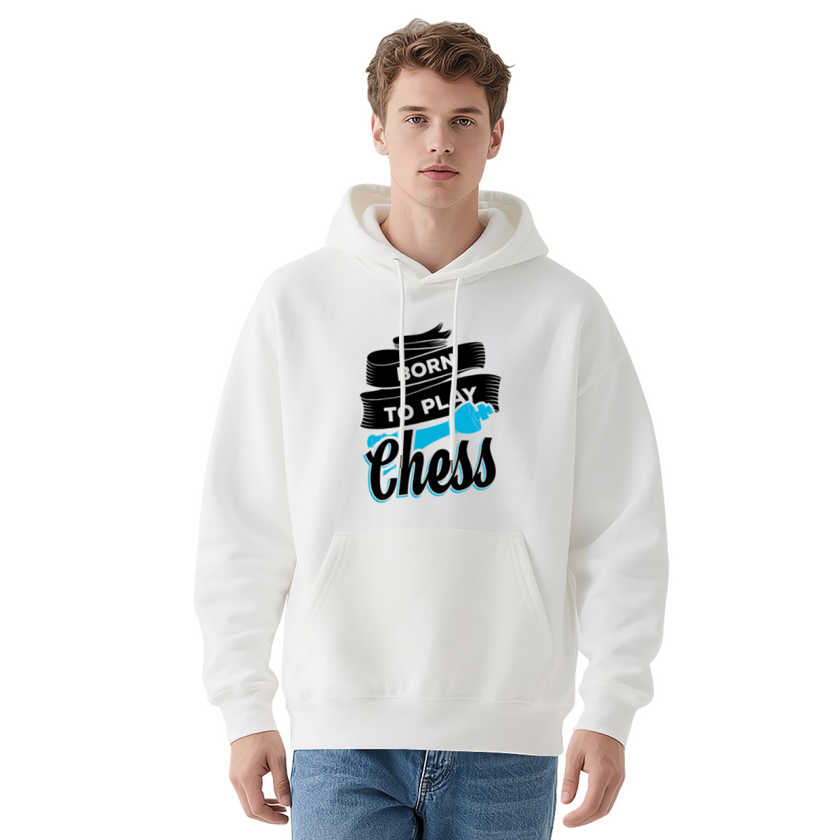 Born To Play Chess Graphic Hoodie
