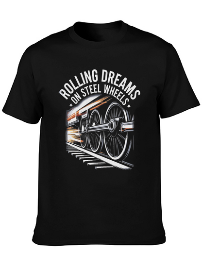 Rolling Dreams on Steel Wheels Graphic Tee