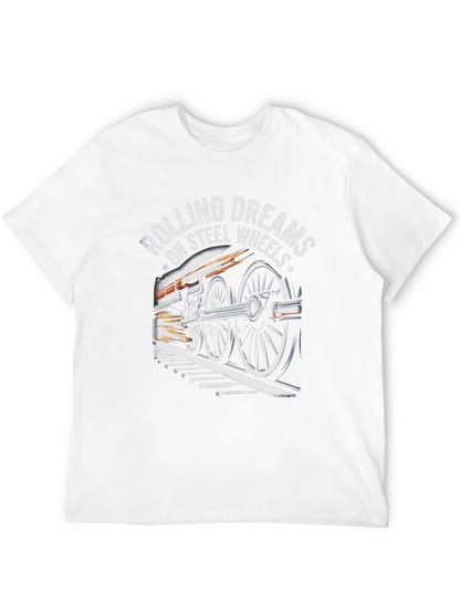 Rolling Dreams on Steel Wheels Graphic Tee