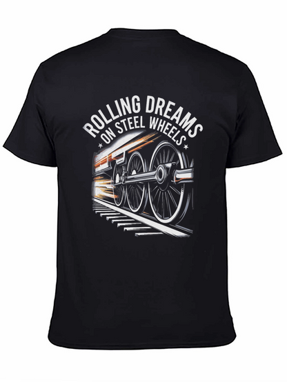 Rolling Dreams on Steel Wheels Graphic Tee