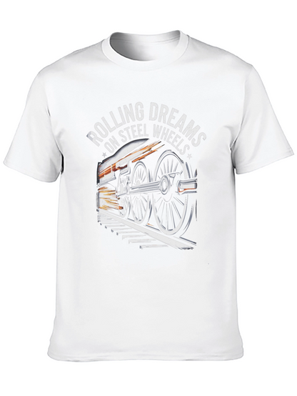 Rolling Dreams on Steel Wheels Graphic Tee