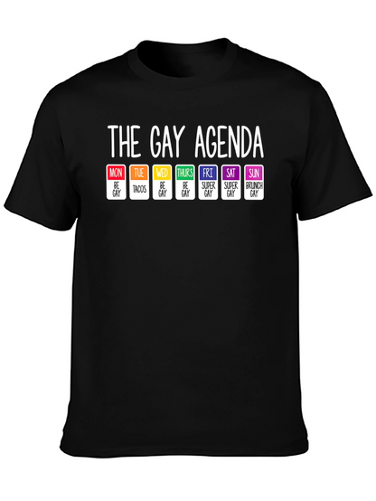 The Gay Agenda T-Shirt - LGBTQ Pride
