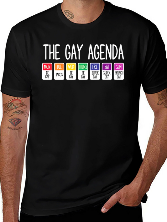 The Gay Agenda T-Shirt - LGBTQ Pride
