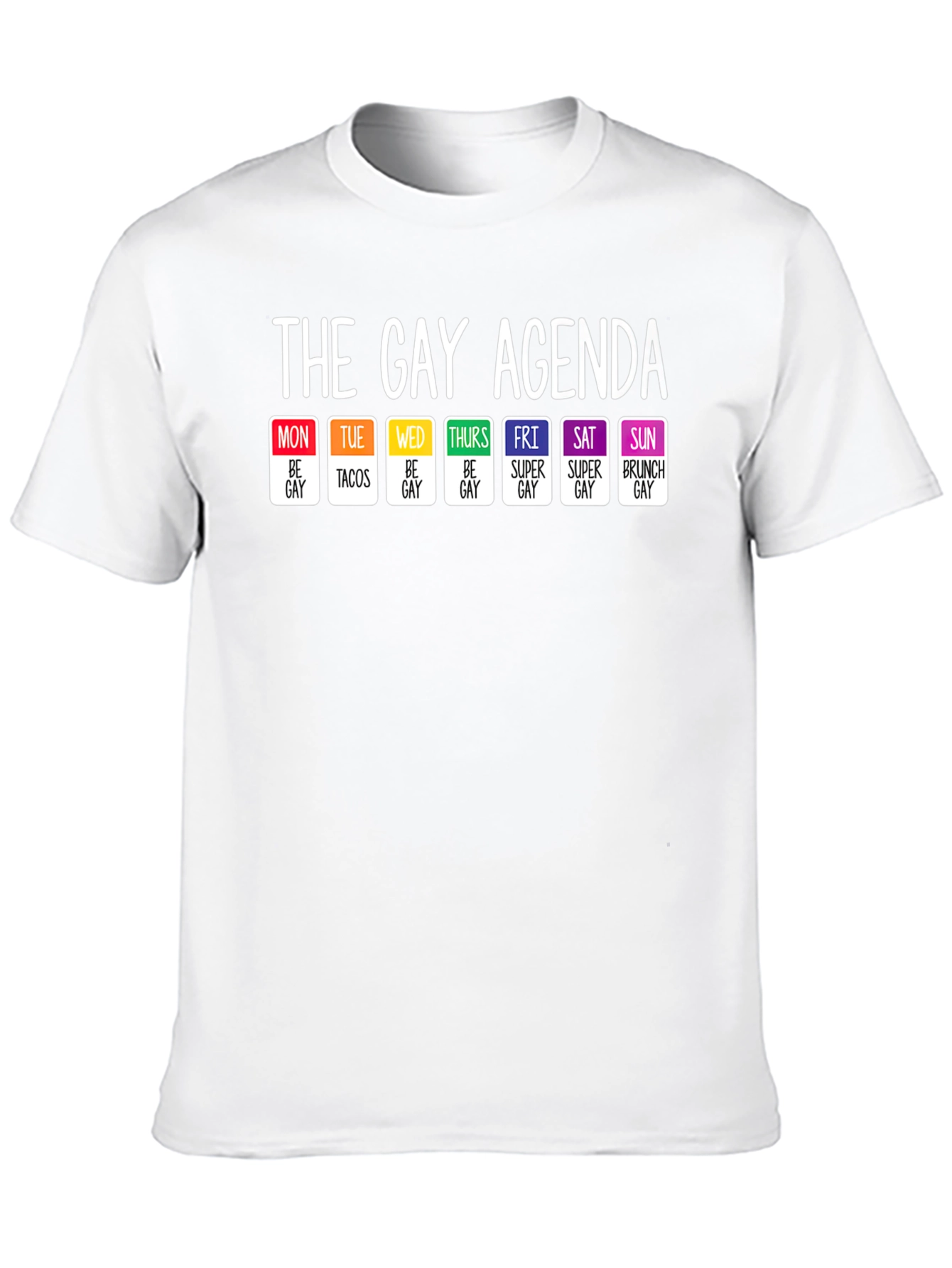 The Gay Agenda T-Shirt - LGBTQ Pride