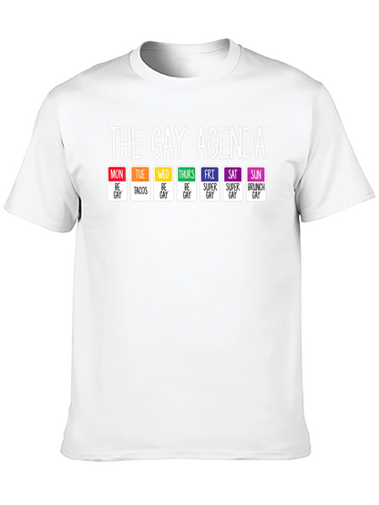 The Gay Agenda T-Shirt - LGBTQ Pride