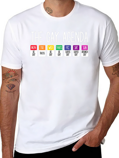 The Gay Agenda T-Shirt - LGBTQ Pride