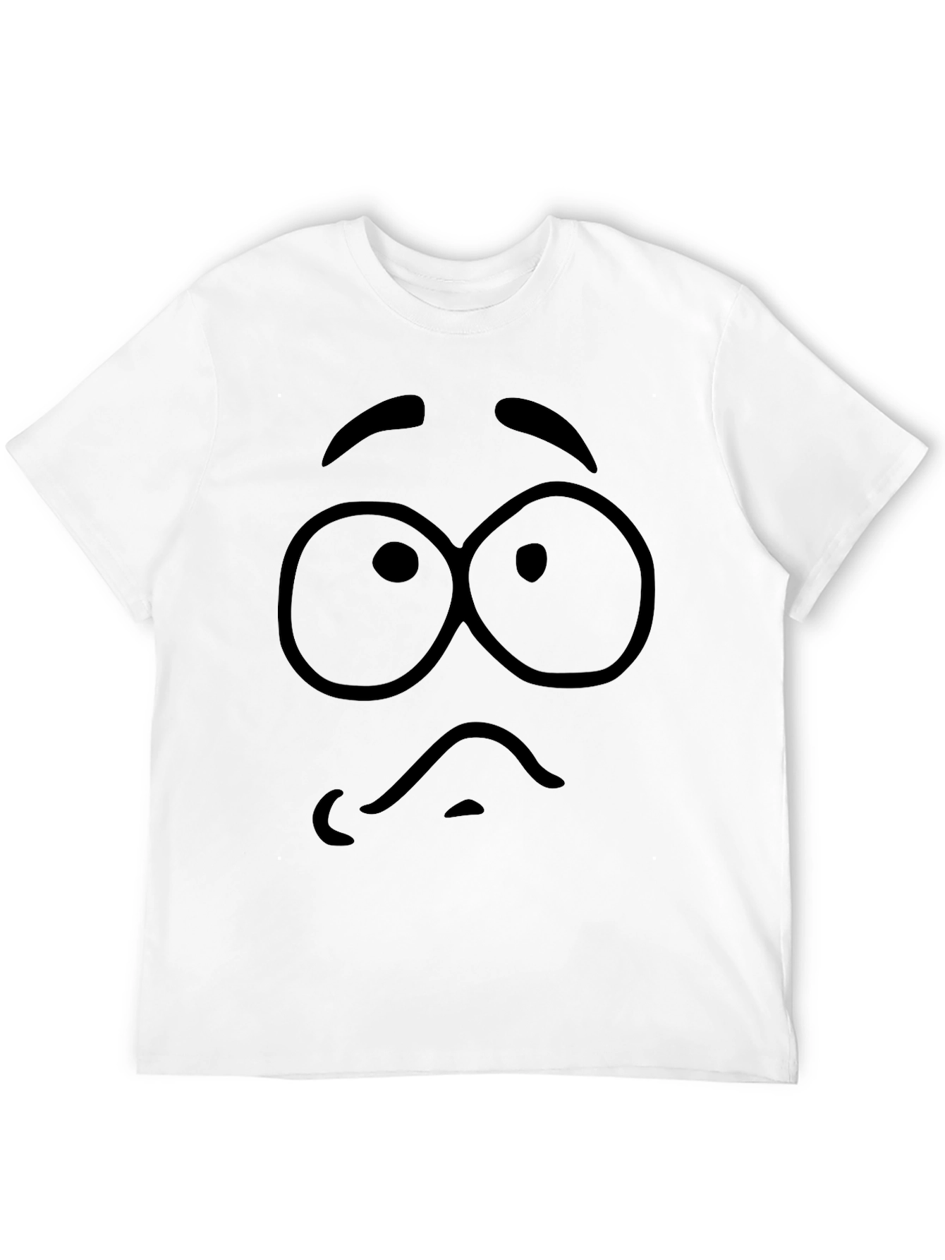 Funny Googly Eyes Black T-Shirt