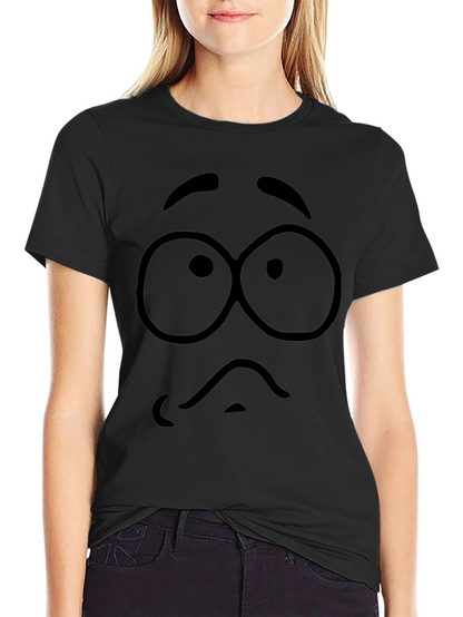 Funny Googly Eyes Black T-Shirt