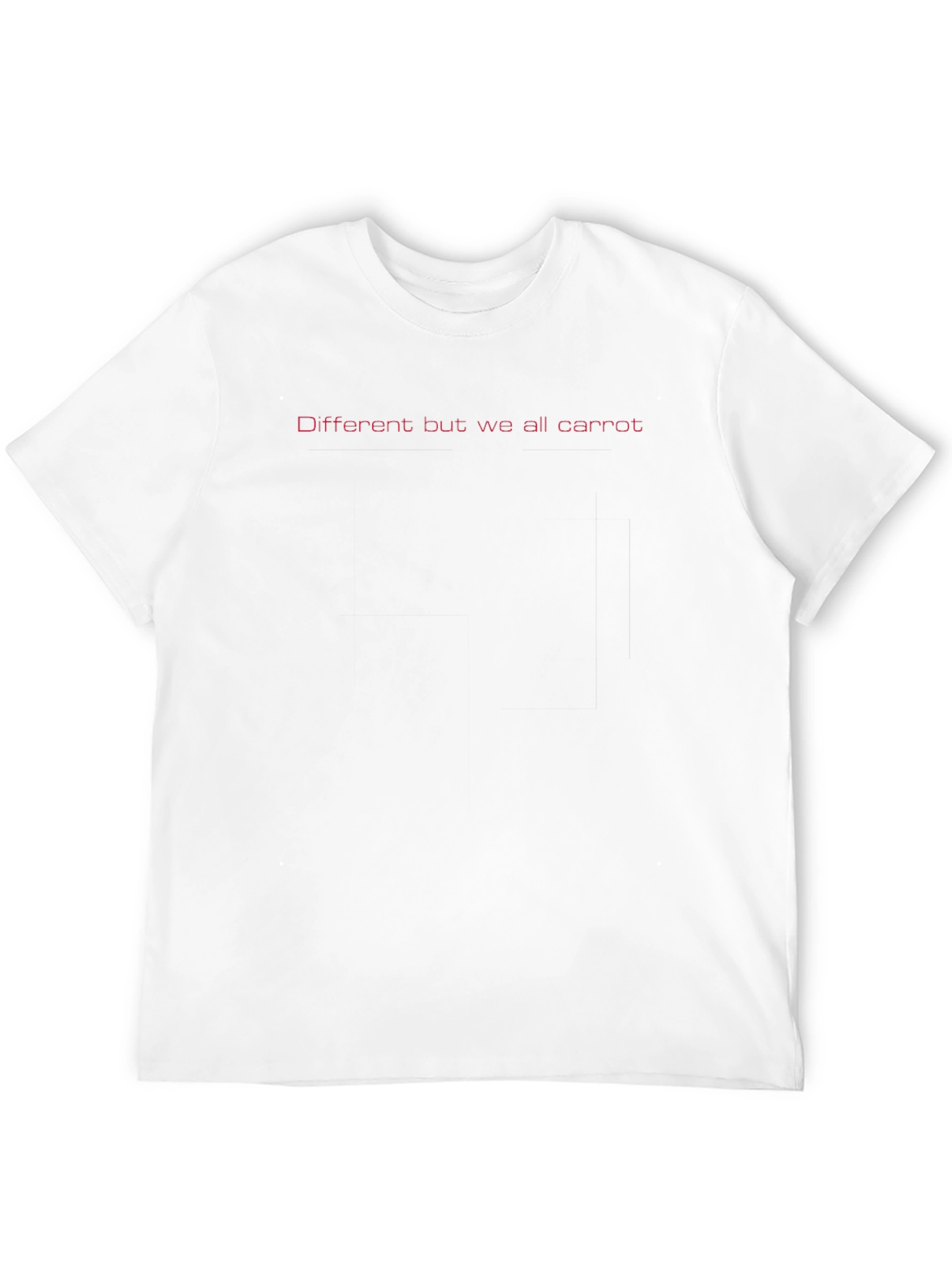Different But We All Carrot Graphic Tee