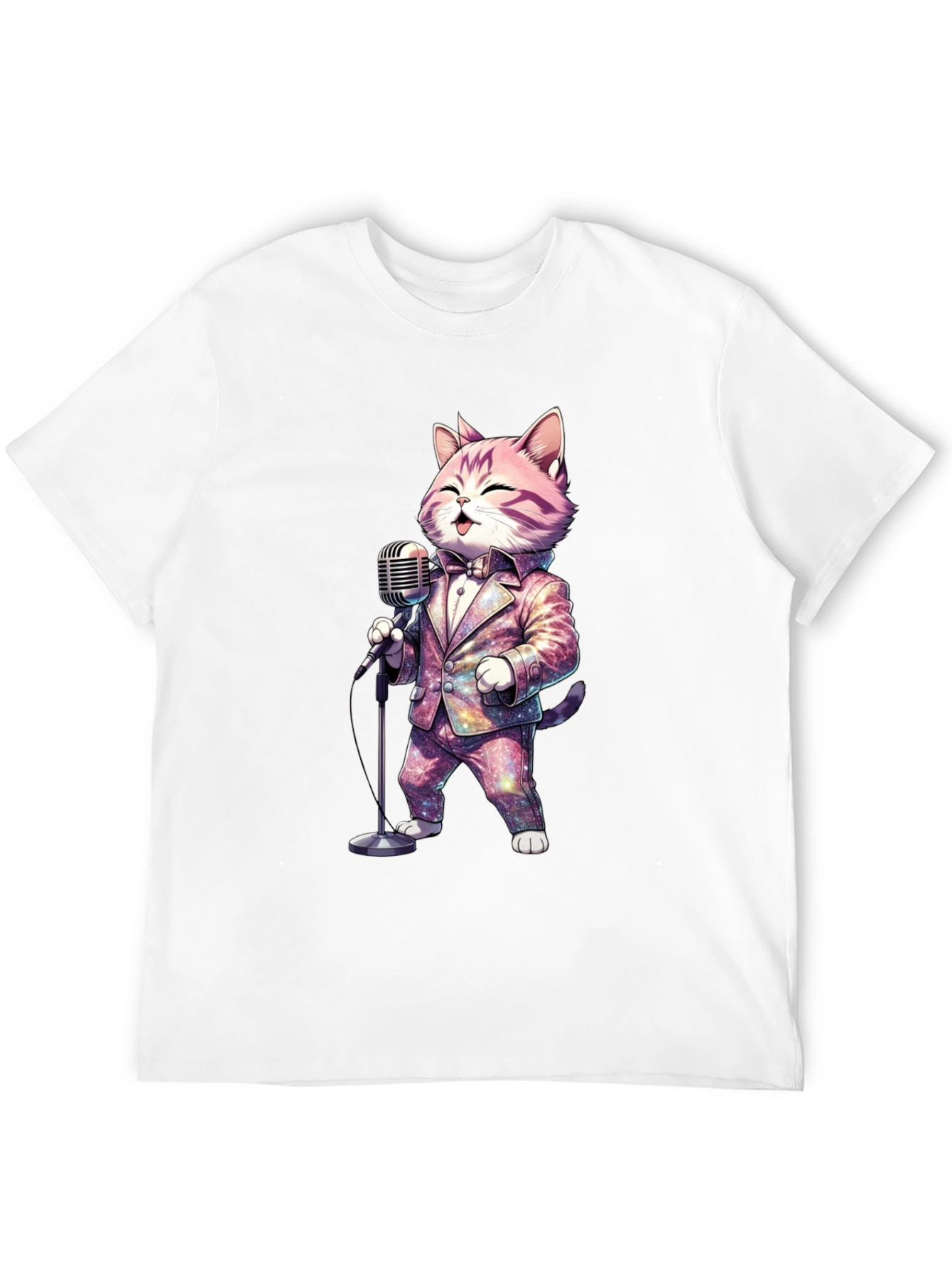 Singing Cat T-Shirt - Galaxy Suit
