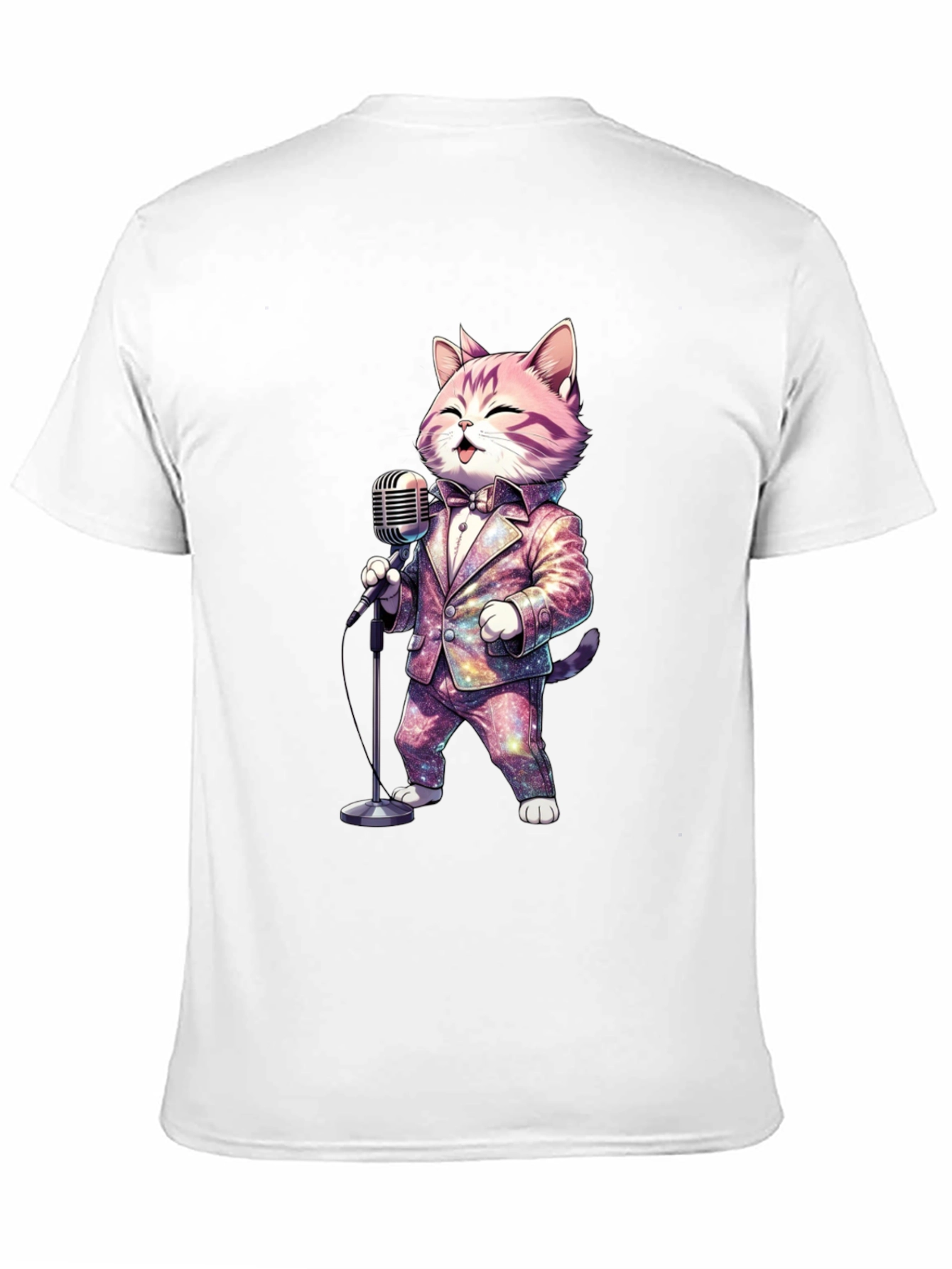 Singing Cat T-Shirt - Galaxy Suit