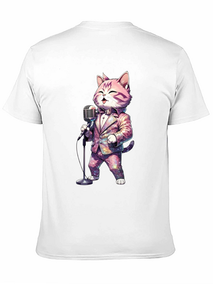 Singing Cat T-Shirt - Galaxy Suit