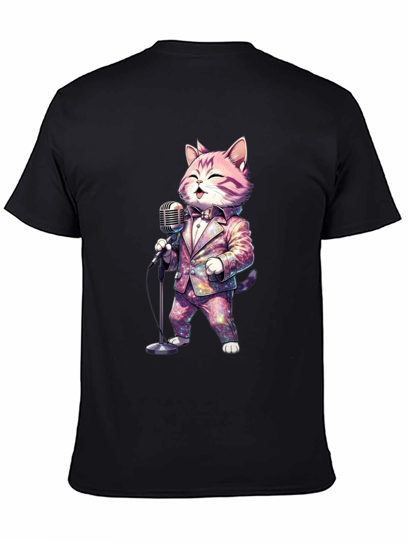 Singing Cat T-Shirt - Galaxy Suit