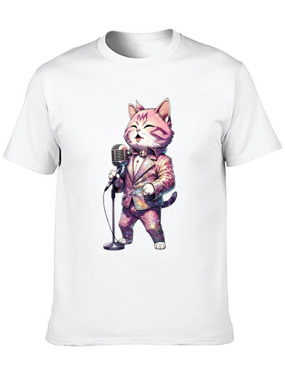 Singing Cat T-Shirt - Galaxy Suit