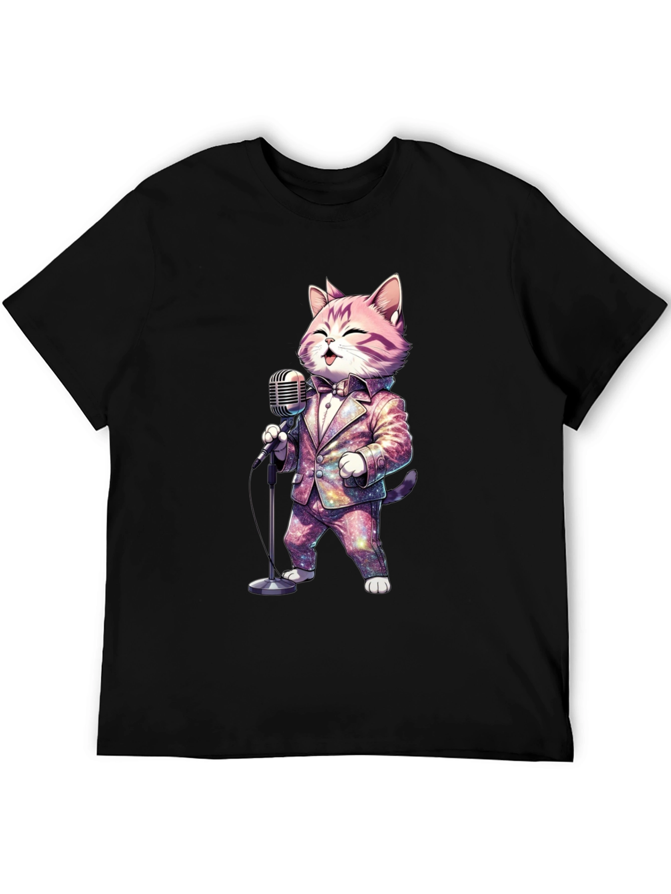 Singing Cat T-Shirt - Galaxy Suit