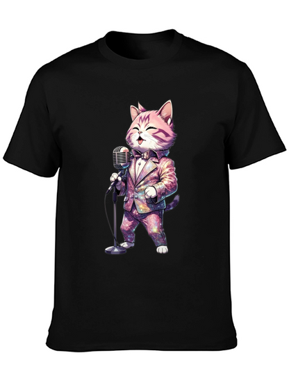 Singing Cat T-Shirt - Galaxy Suit