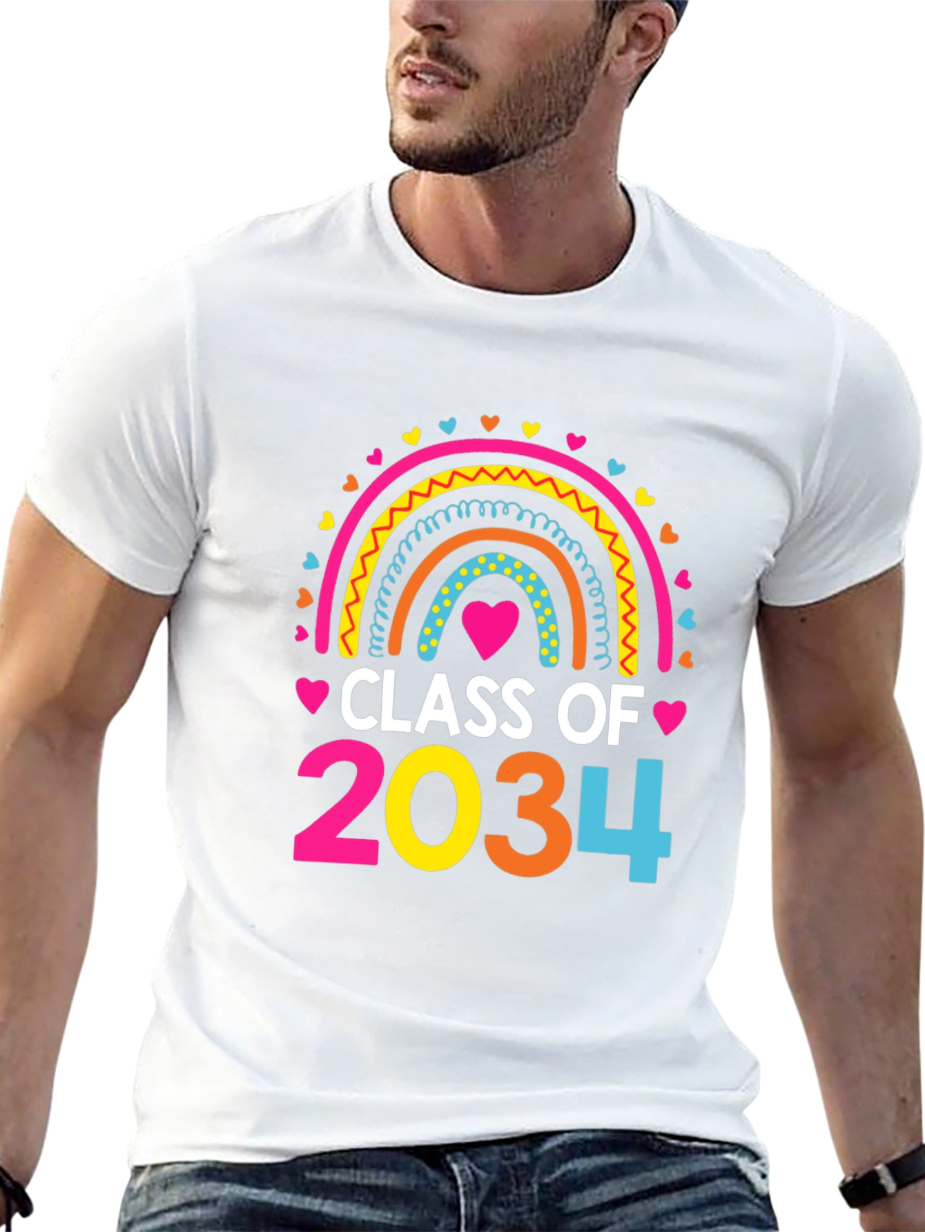 Class of 2034 Rainbow T-Shirt
