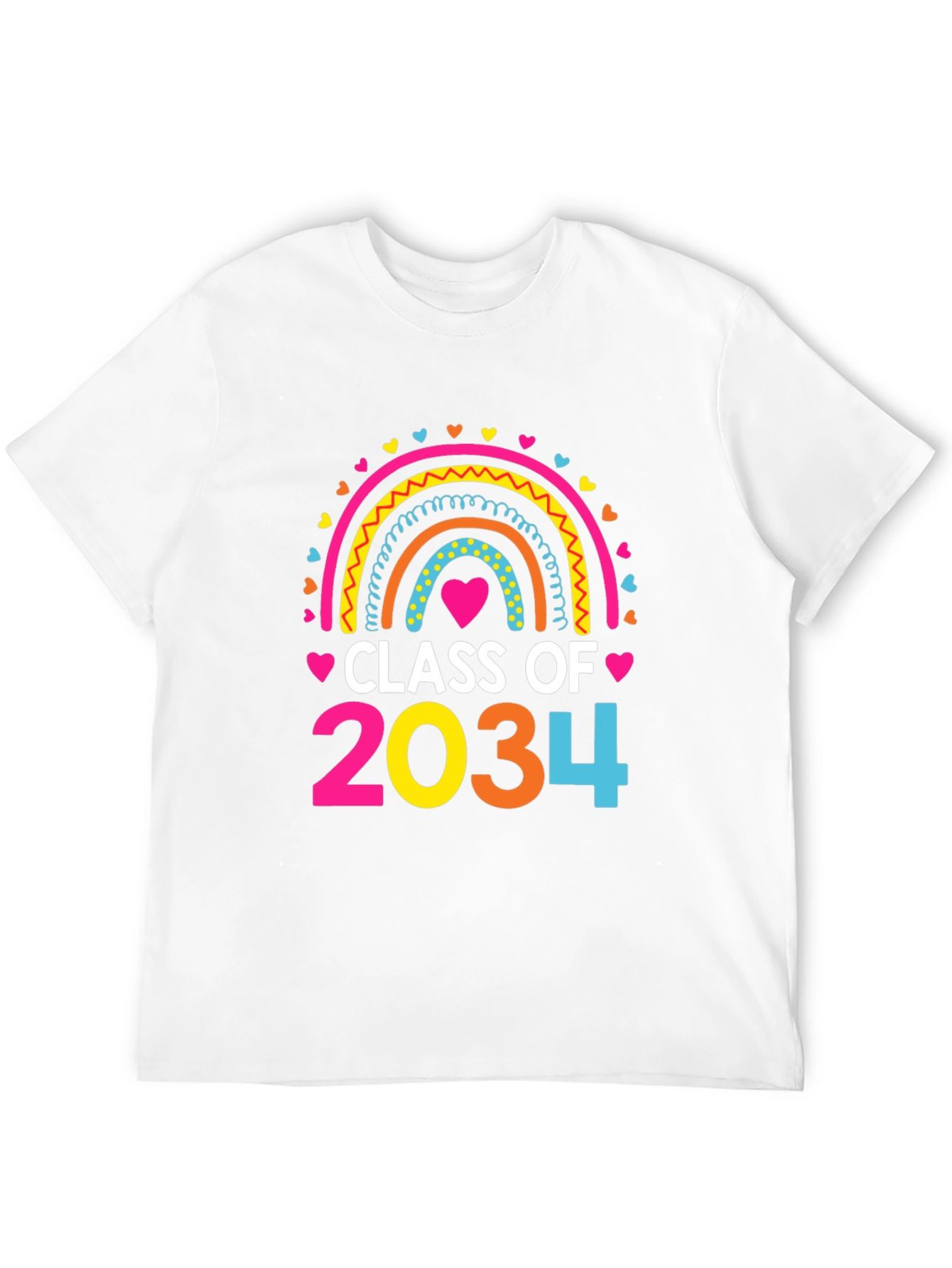 Class of 2034 Rainbow T-Shirt