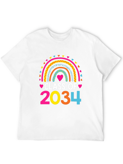 Class of 2034 Rainbow T-Shirt