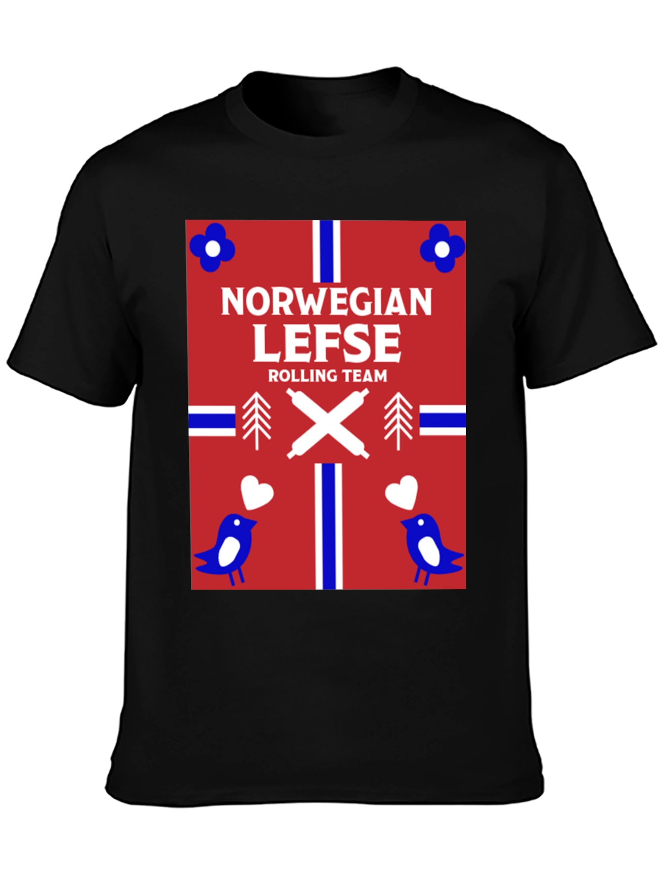 Norwegian Lefse Rolling Team T-Shirt