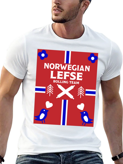 Norwegian Lefse Rolling Team T-Shirt