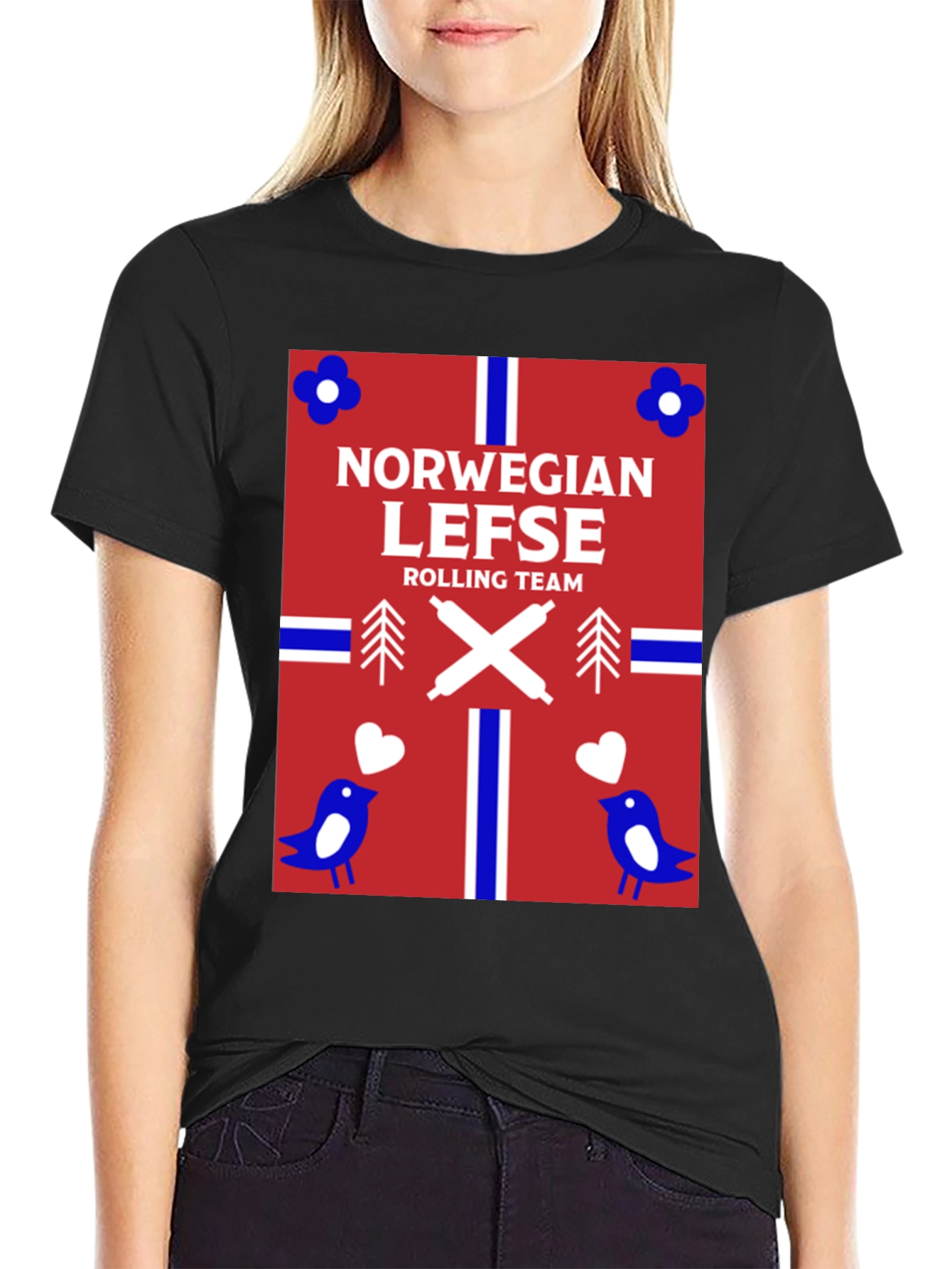 Norwegian Lefse Rolling Team T-Shirt