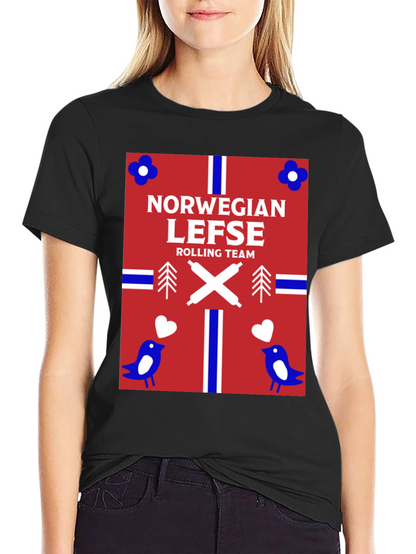 Norwegian Lefse Rolling Team T-Shirt