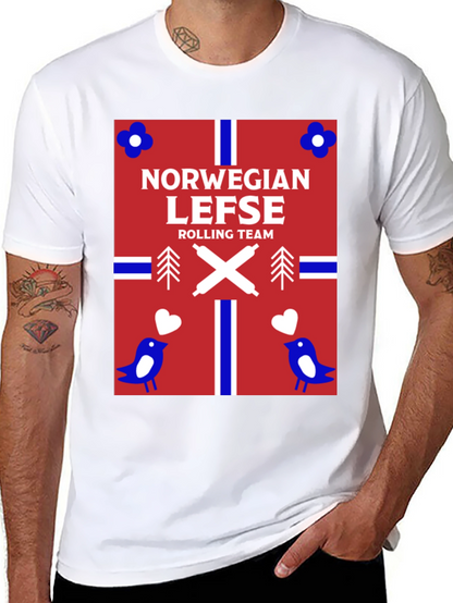 Norwegian Lefse Rolling Team T-Shirt