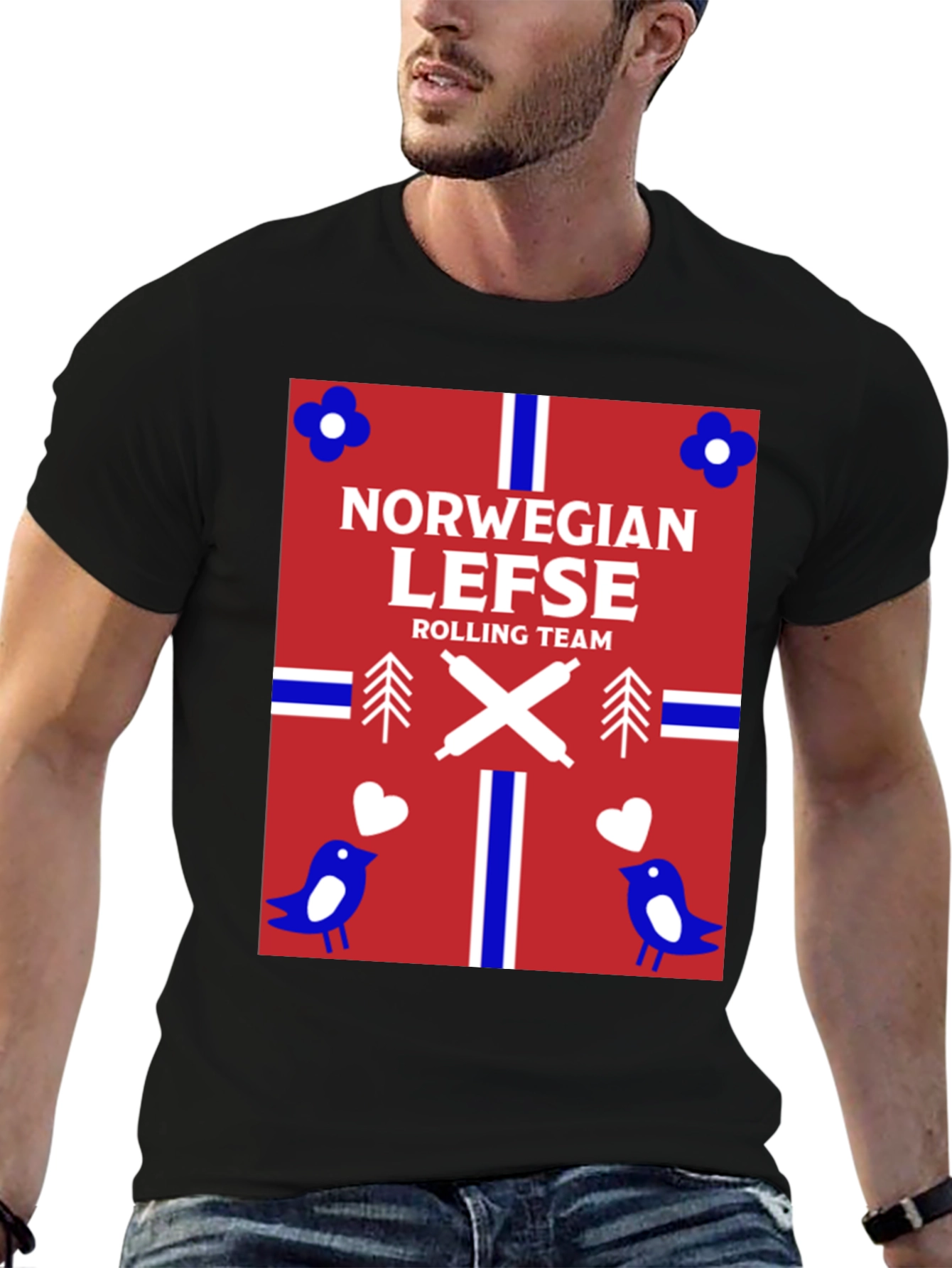 Norwegian Lefse Rolling Team T-Shirt