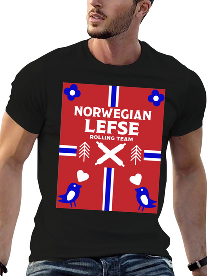 Norwegian Lefse Rolling Team T-Shirt
