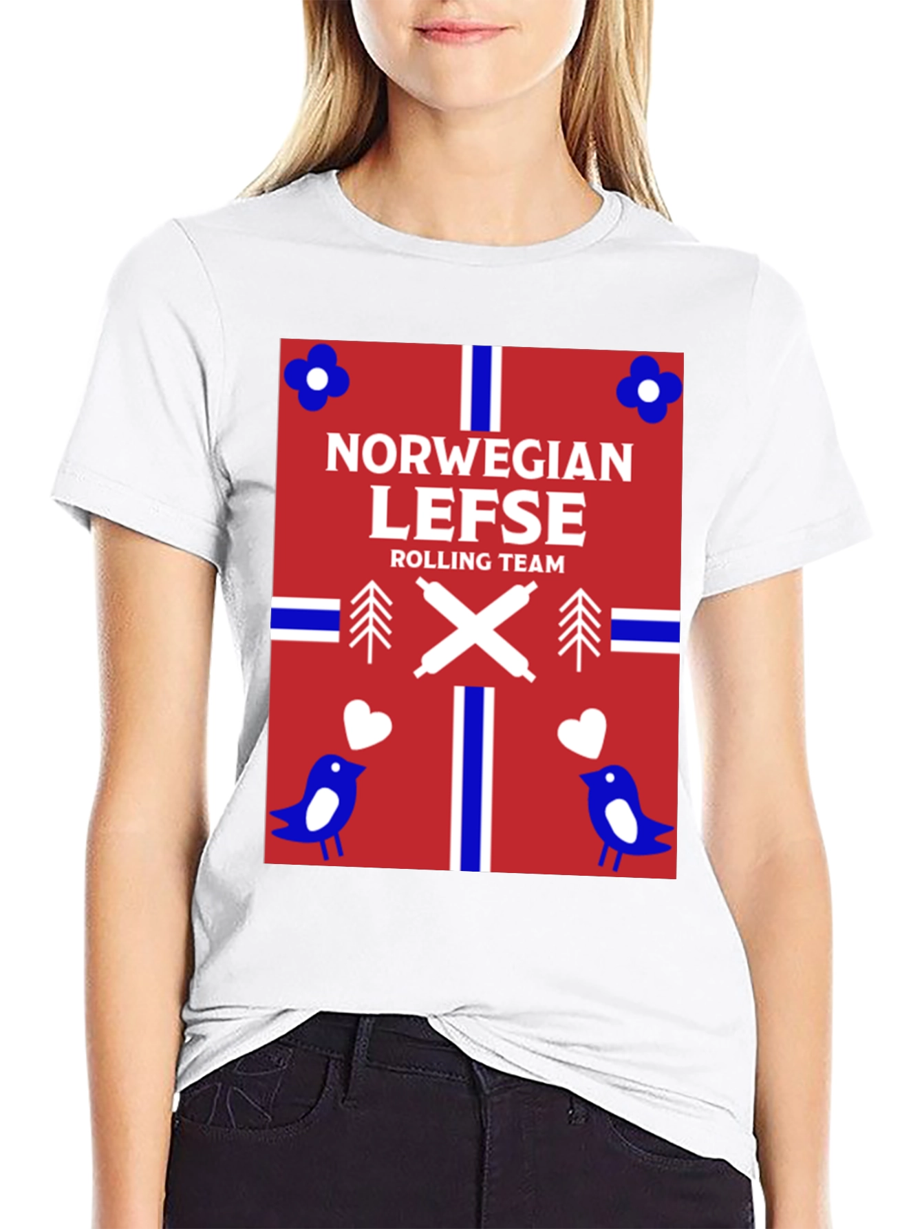 Norwegian Lefse Rolling Team T-Shirt