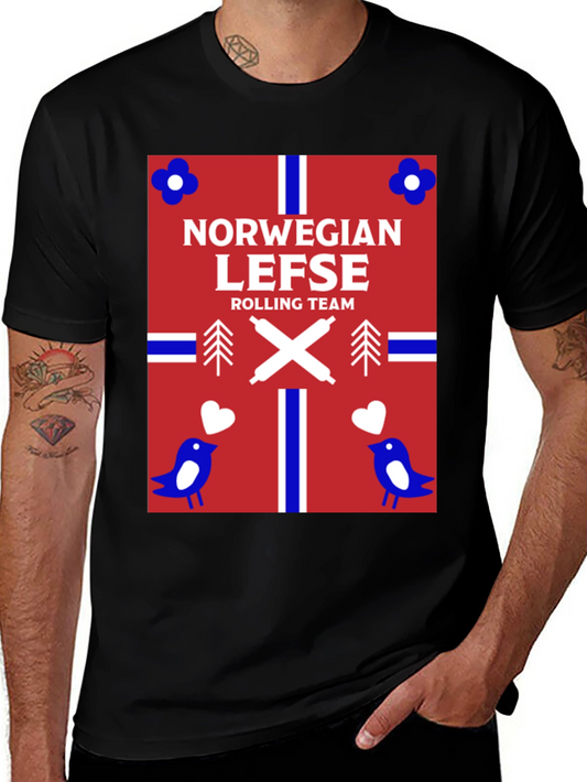 Norwegian Lefse Rolling Team T-Shirt