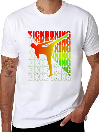 Kickboxing Graphic Tee - Martial Arts Activewear