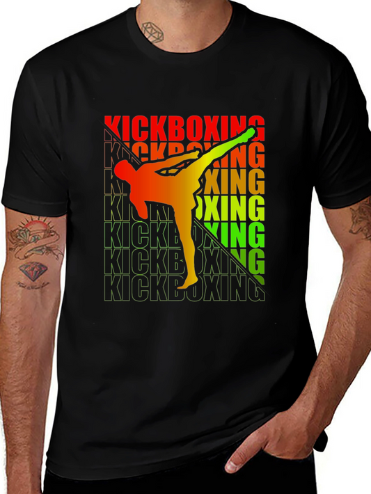 Kickboxing Graphic Tee - Martial Arts Activewear