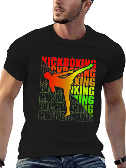 Kickboxing Graphic Tee - Martial Arts Activewear