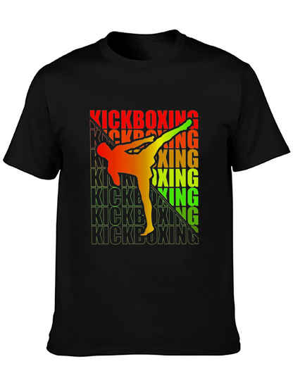 Kickboxing Graphic Tee - Martial Arts Activewear