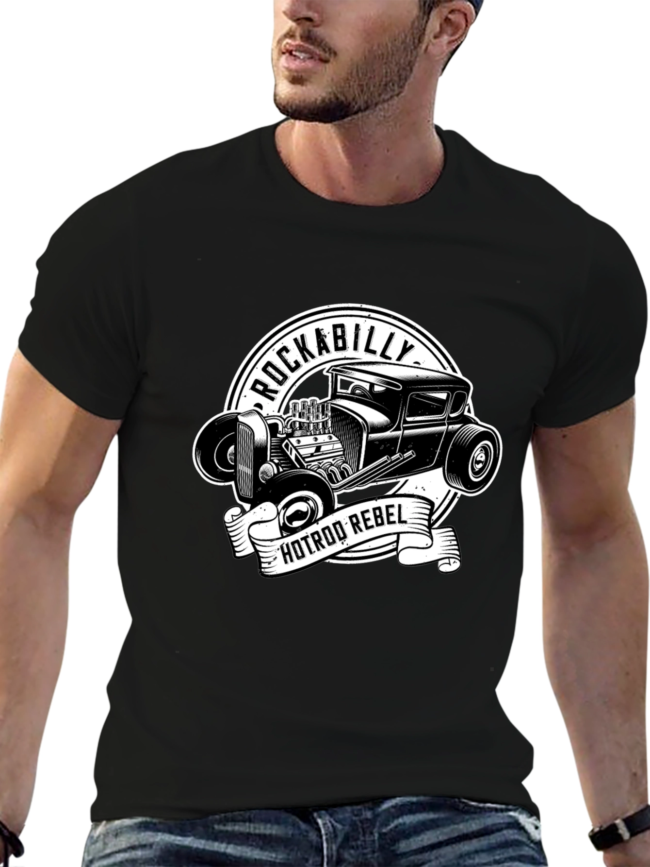 Rockabilly Hotrod Rebel T-Shirt
