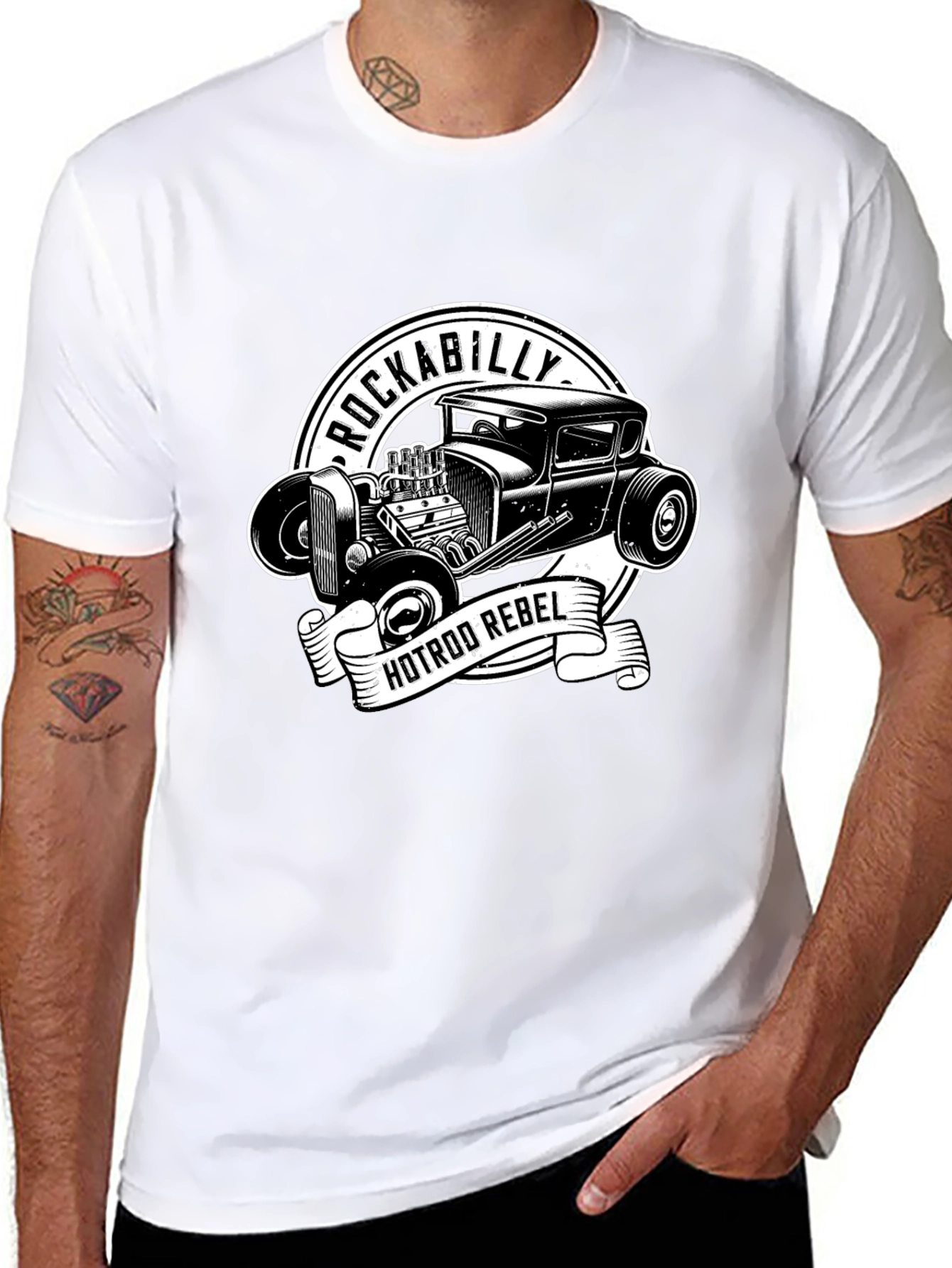 Rockabilly Hotrod Rebel T-Shirt
