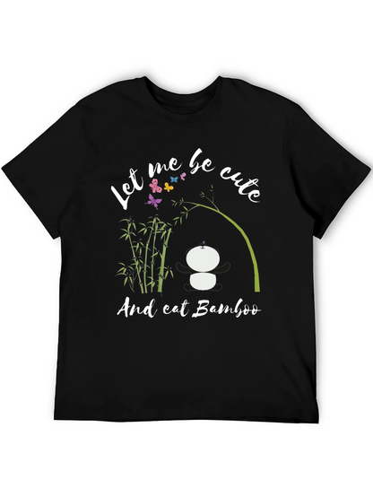 Cute Panda Bamboo T-Shirt