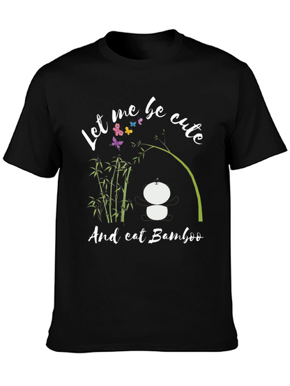 Cute Panda Bamboo T-Shirt