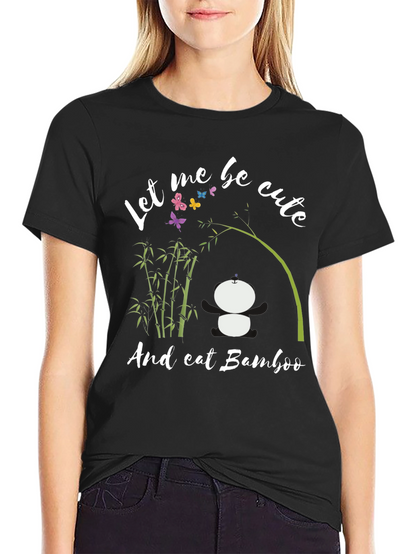 Cute Panda Bamboo T-Shirt